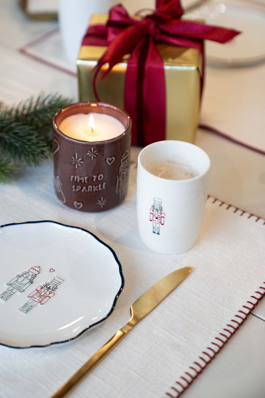 coffee mug nutcracker multicolor | multicolor