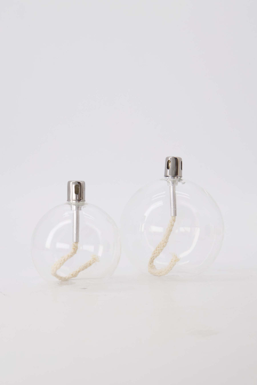 Set of 2 Oil Lamp Glass