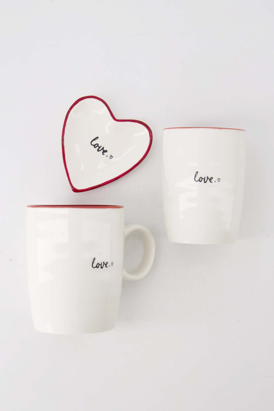 Gift set love white/red