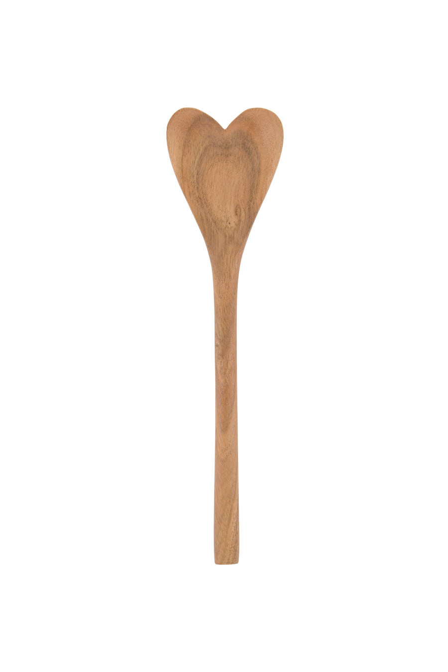 spoon wood heart shape natural | natural
