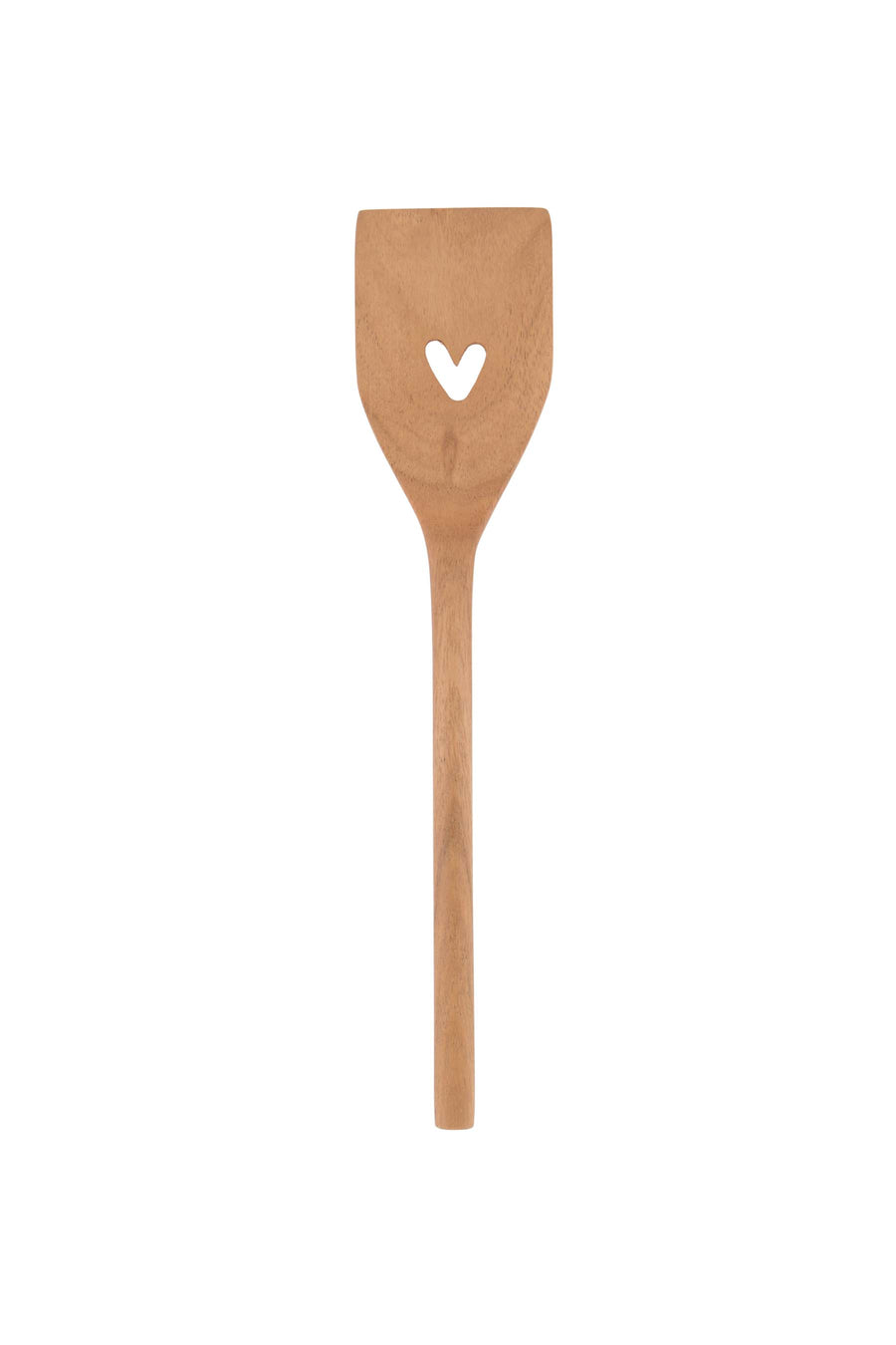 spatula wood heart natural | natural