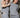 stripe pants wide model | white / dark blue