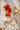 table runner hearts | sand / red