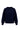 sweater with heart detail | dark blue / red