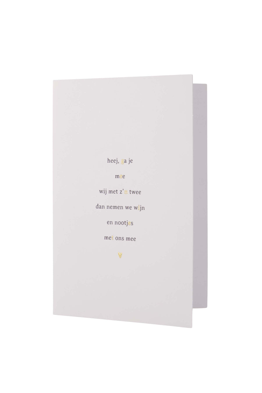 Greeting card Enjoy | white