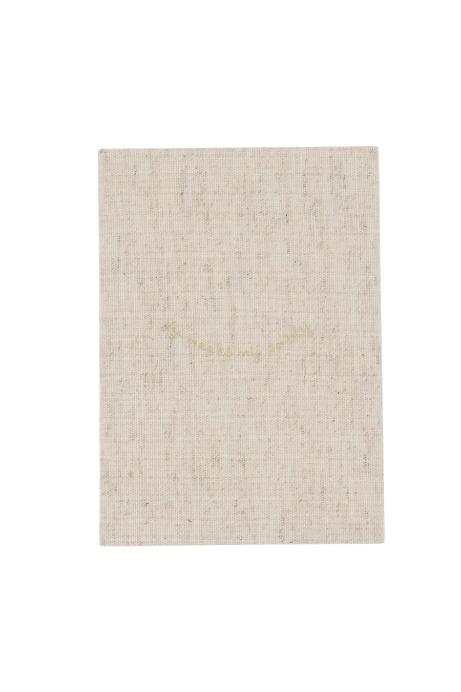 postcard you make me so happy linen | natural