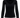 basic rib V neck top with stretch | black