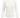 basic rib round neck top with stretch | off white