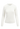 basic rib round neck top with stretch | off white