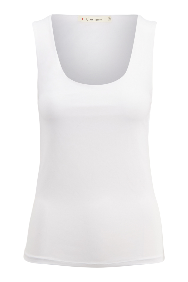 basic singlet with stretch | off white