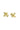 flower studs earrings | gold