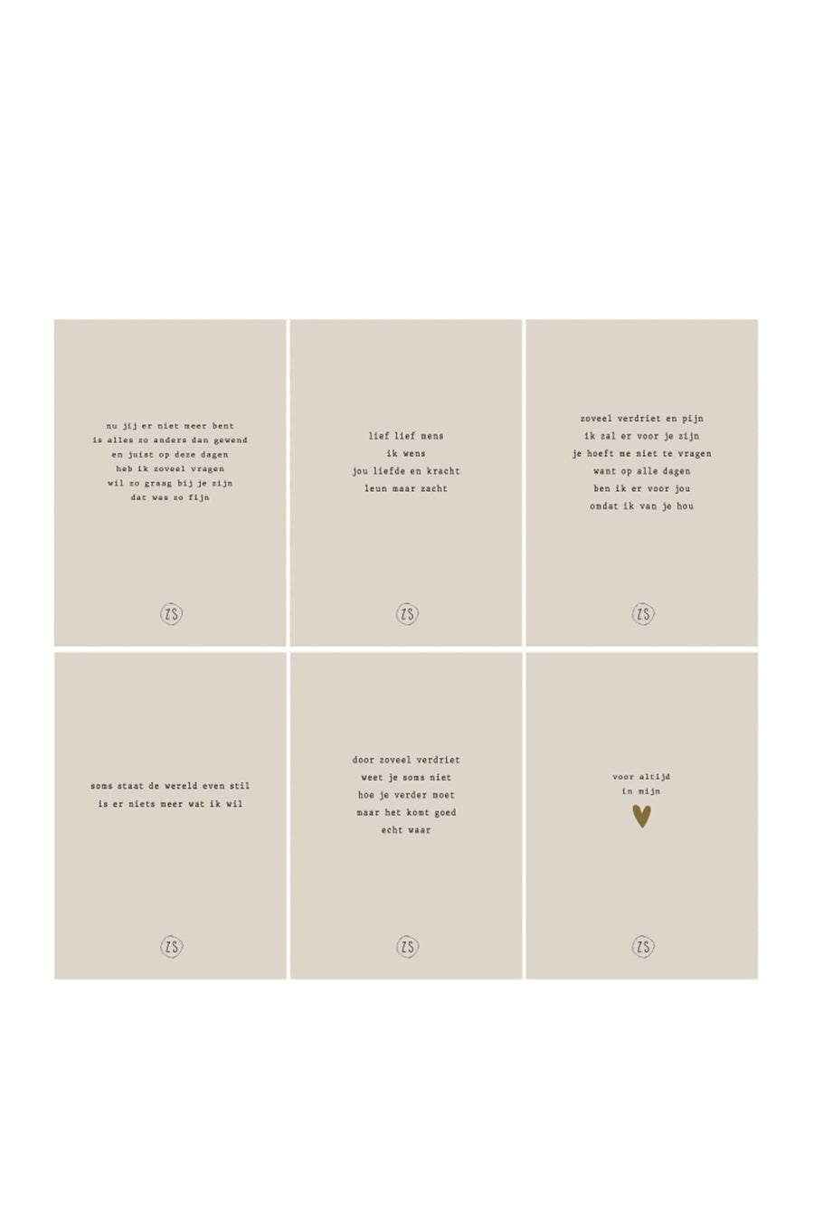 collection of poems | white / ochre
