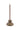 glass candlestick 5,5cm | warm gray-Zusss