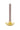 ceramic candlestick flower gold | gold-Zusss