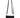 shoulder bag with flap and tassel | black