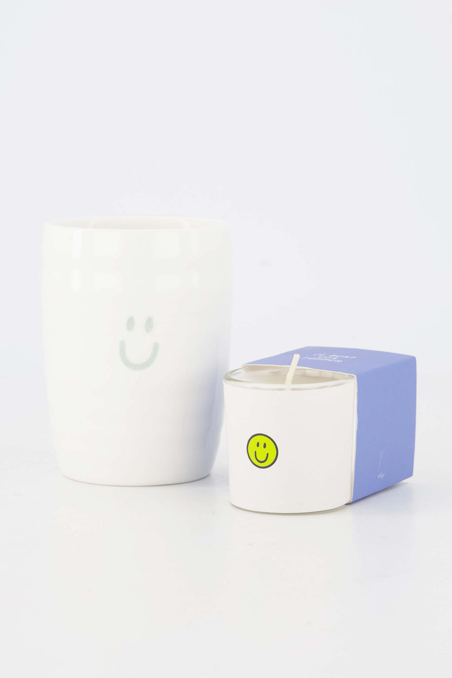 Set Smiley Wit/Blauw