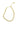 flat bracelet with herringbone texture | gold