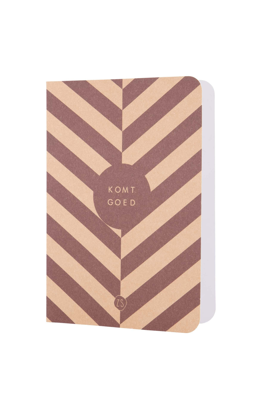 greeting card will be fine | rust brown