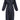 wrap dress with block print dark blue/gray | dark blue/gray-Zusss