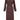 wrap dress with print chocolate brown | chocolate brown-Zusss