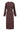 wrap dress with print chocolate brown | chocolate brown-Zusss