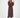 wrap dress with print chocolate brown | chocolate brown-Zusss