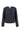 wrap top with block print dark blue gray | dark blue / gray-Zusss